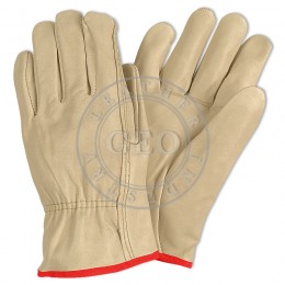 Genuine Leather Safety Driver Gloves